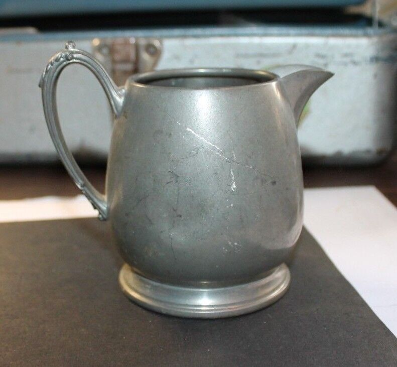 Vintage Ams. Silver Co Pewter Tea Set