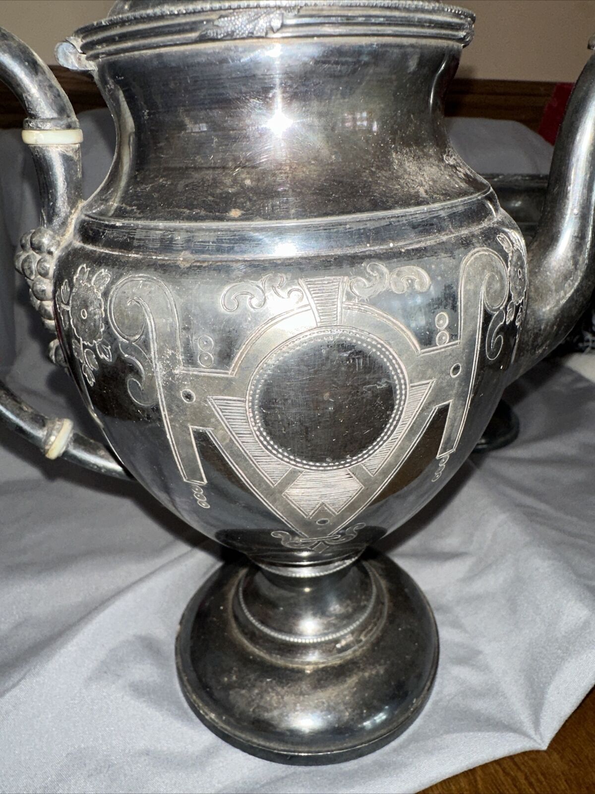 Victorian Silver Plated Tea Pot Set