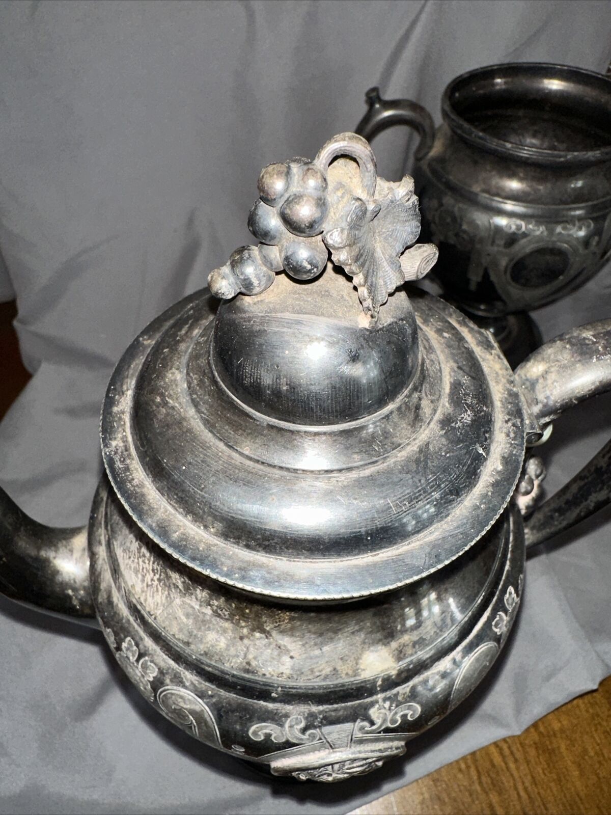 Victorian Silver Plated Tea Pot Set