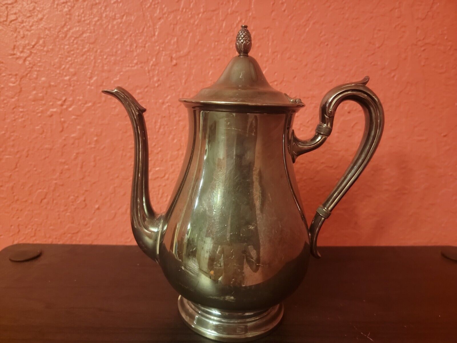 Antique Reed & Barton Jamestown Silver Coffee Pot