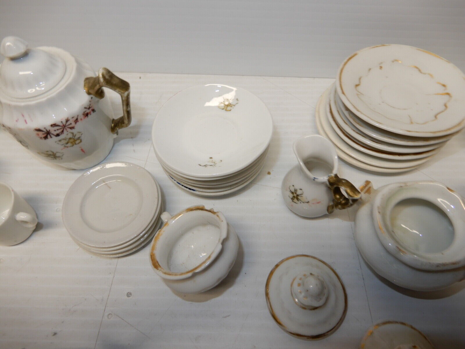 Victorian Children's Toy Tea Set Collection