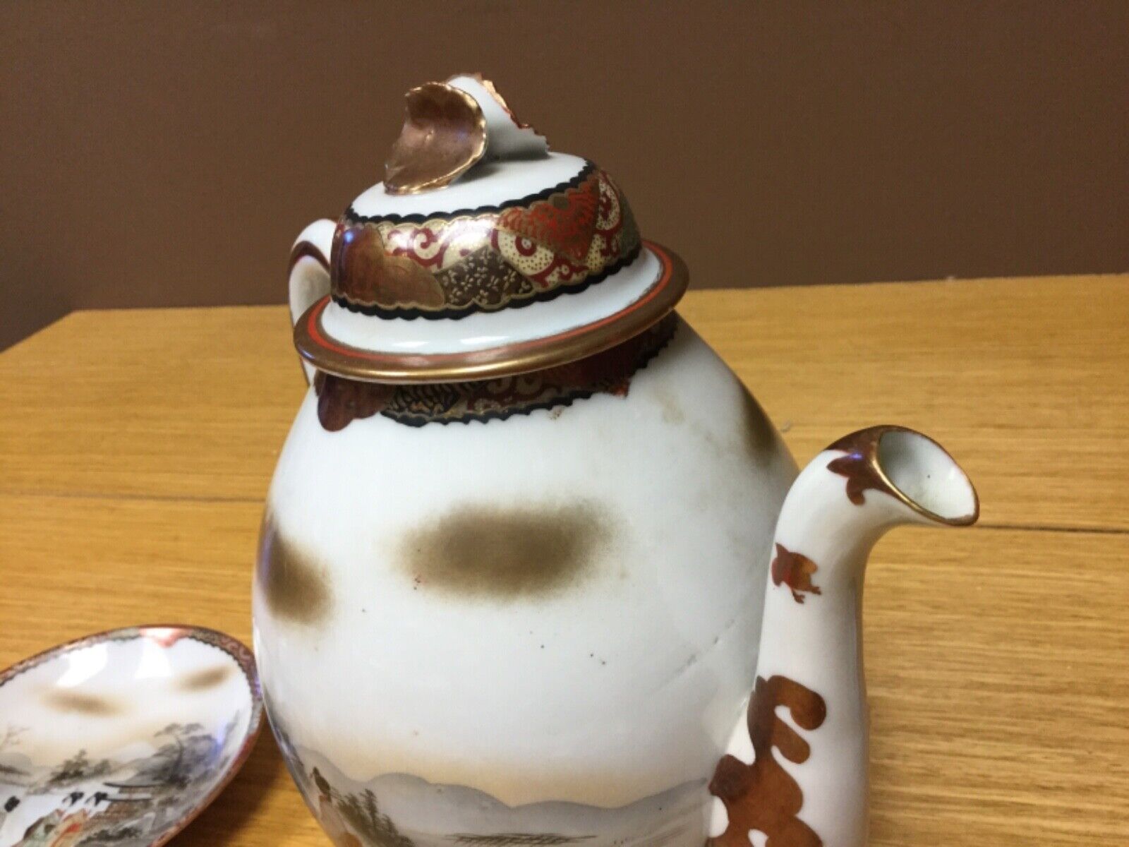 Antique Japanese Geisha Tea Set, 14 Pieces