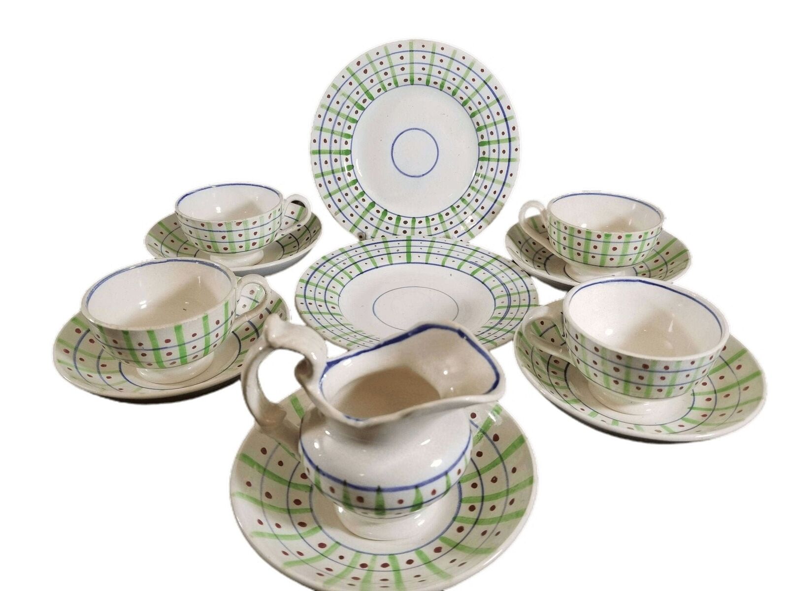 Mid-19th Century Staffordshire Child's Tea Set