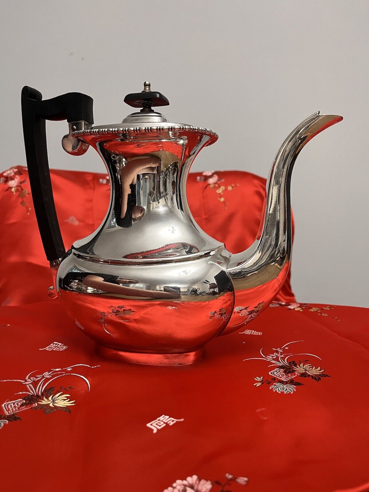Cheltenham Silver Plate Tea/Coffee Set with Tray