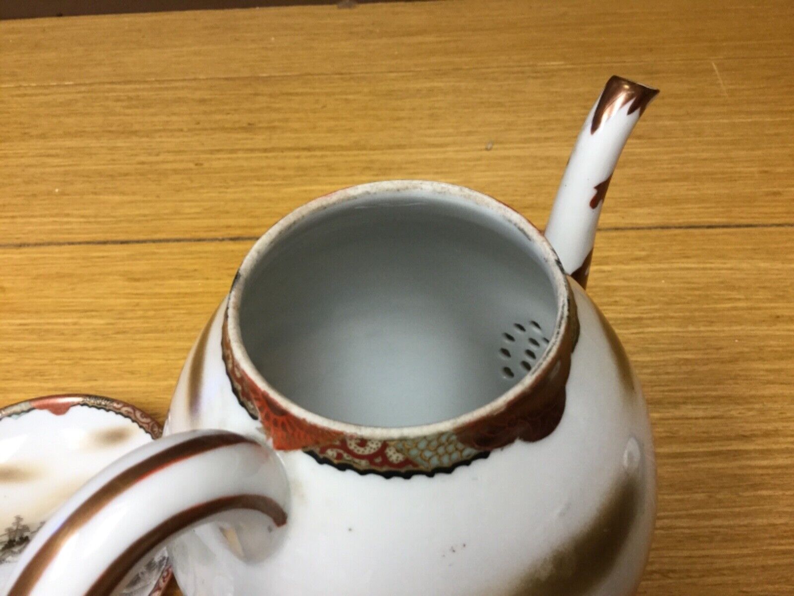 Antique Japanese Geisha Tea Set, 14 Pieces