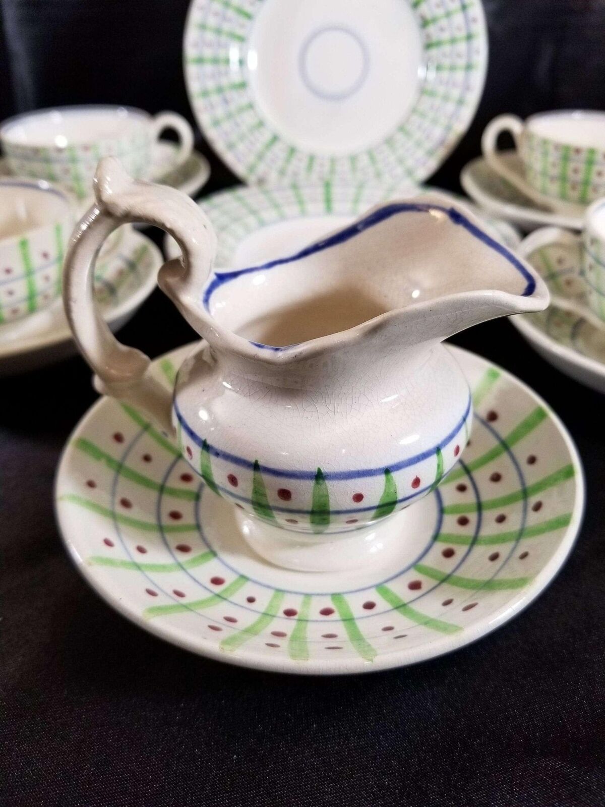 Mid-19th Century Staffordshire Child's Tea Set