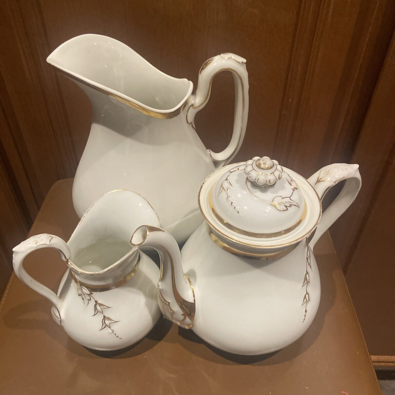 19th Century Ch Field Haviland Gold Tea Set