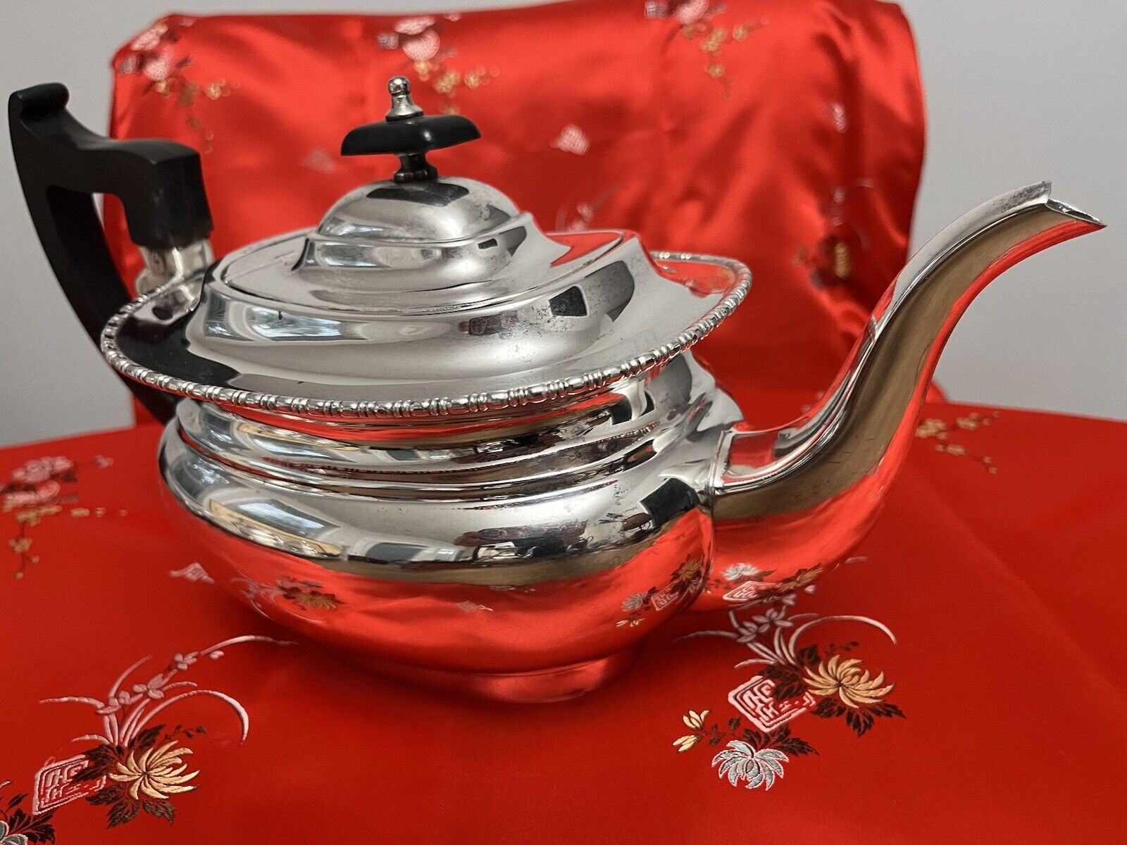 Cheltenham Silver Plate Tea/Coffee Set with Tray
