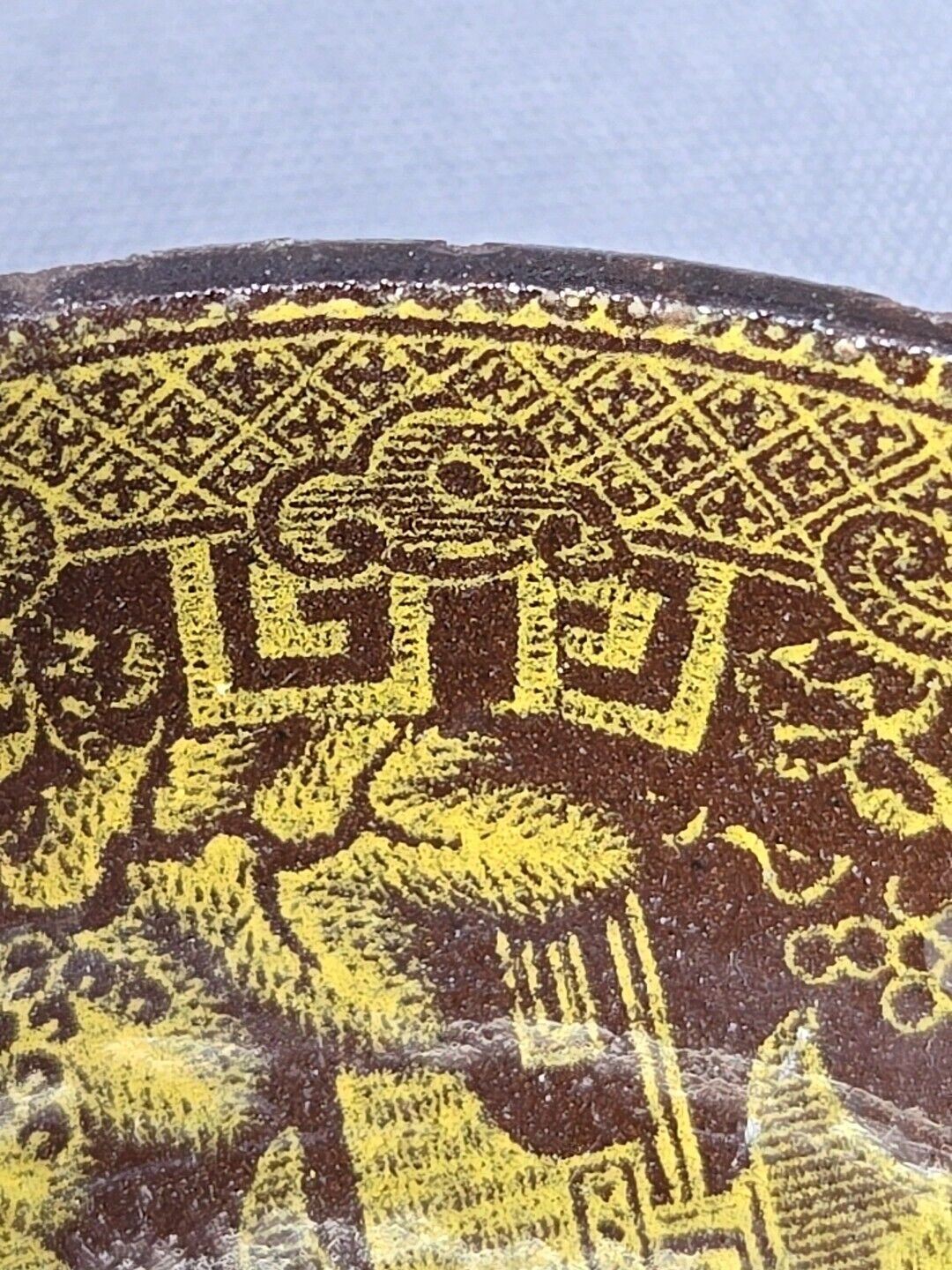 Antique Chinoiserie Mini Bowl Saucer - 1800s