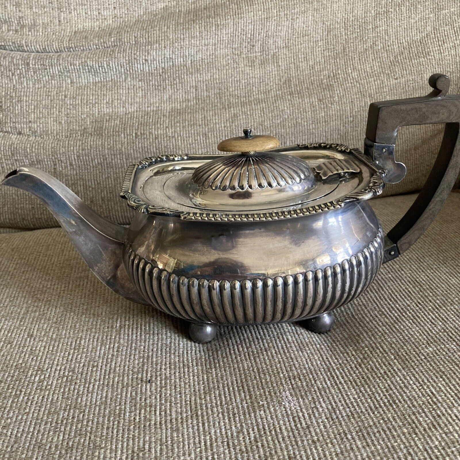 Edwardian William Hutton Silver Tea & Coffee Set