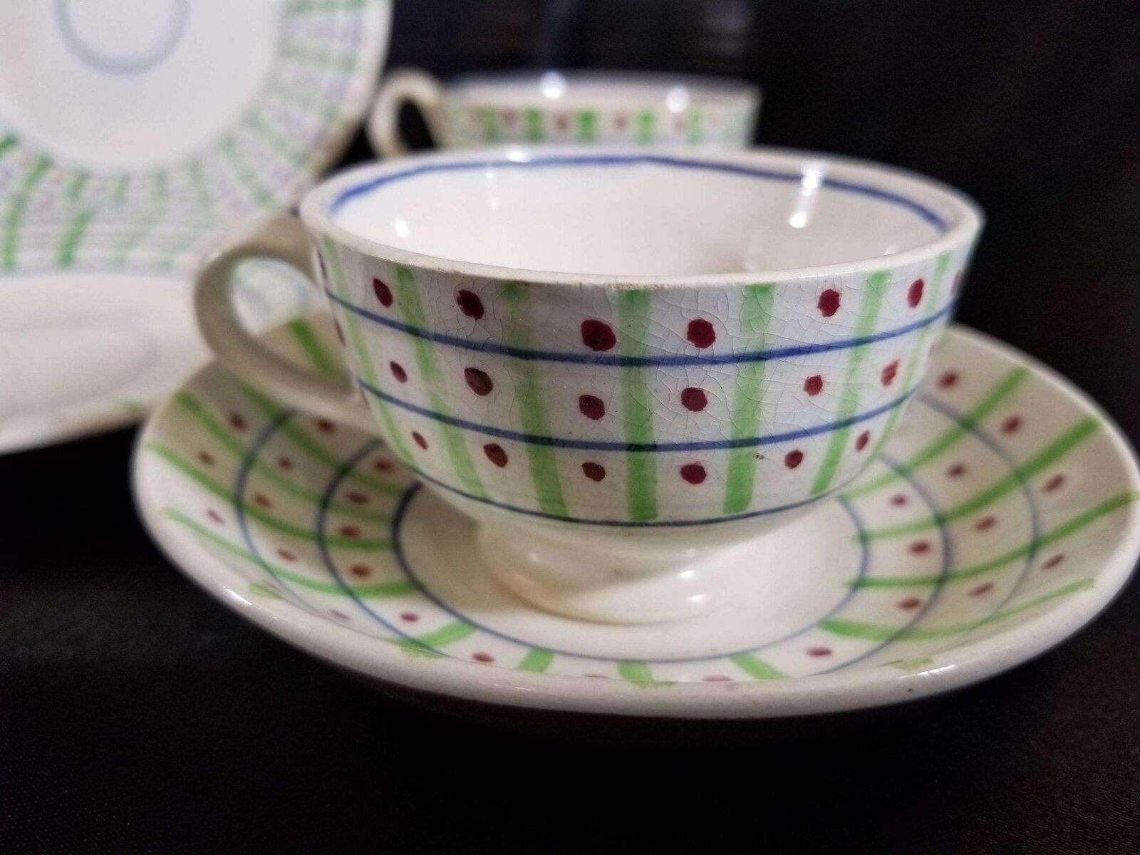 Mid-19th Century Staffordshire Child's Tea Set