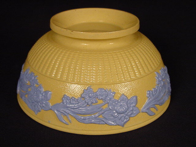 Antique 1800s Blue Flower Tea Bowl