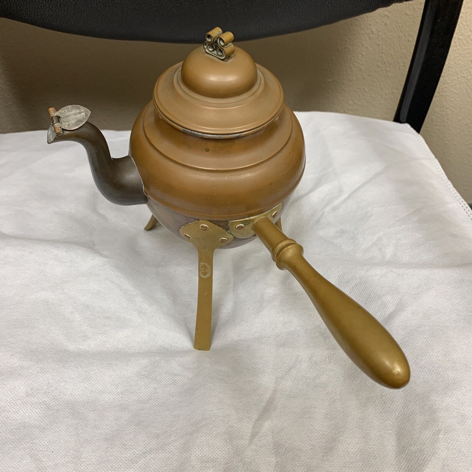 1800s Grillby Metallfabrik Copper/Brass Tea Set