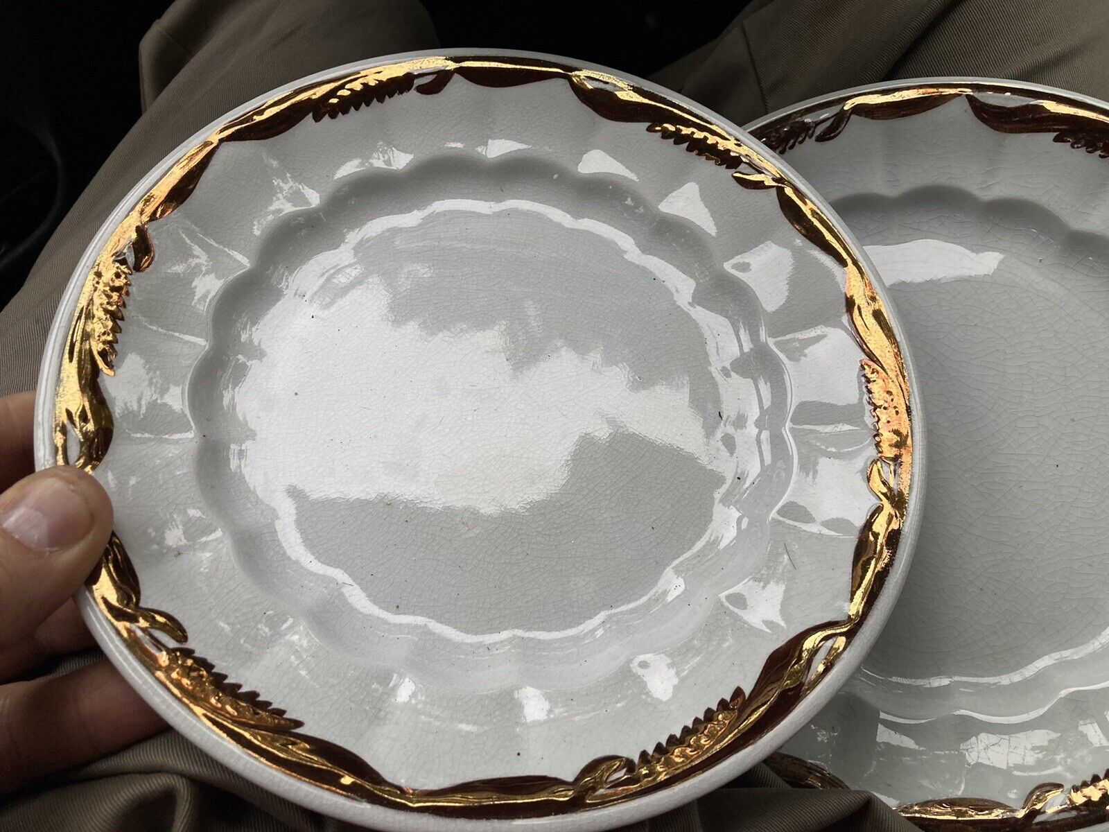 Elsmore & Forester 1860 Corn Pattern Ironstone Set