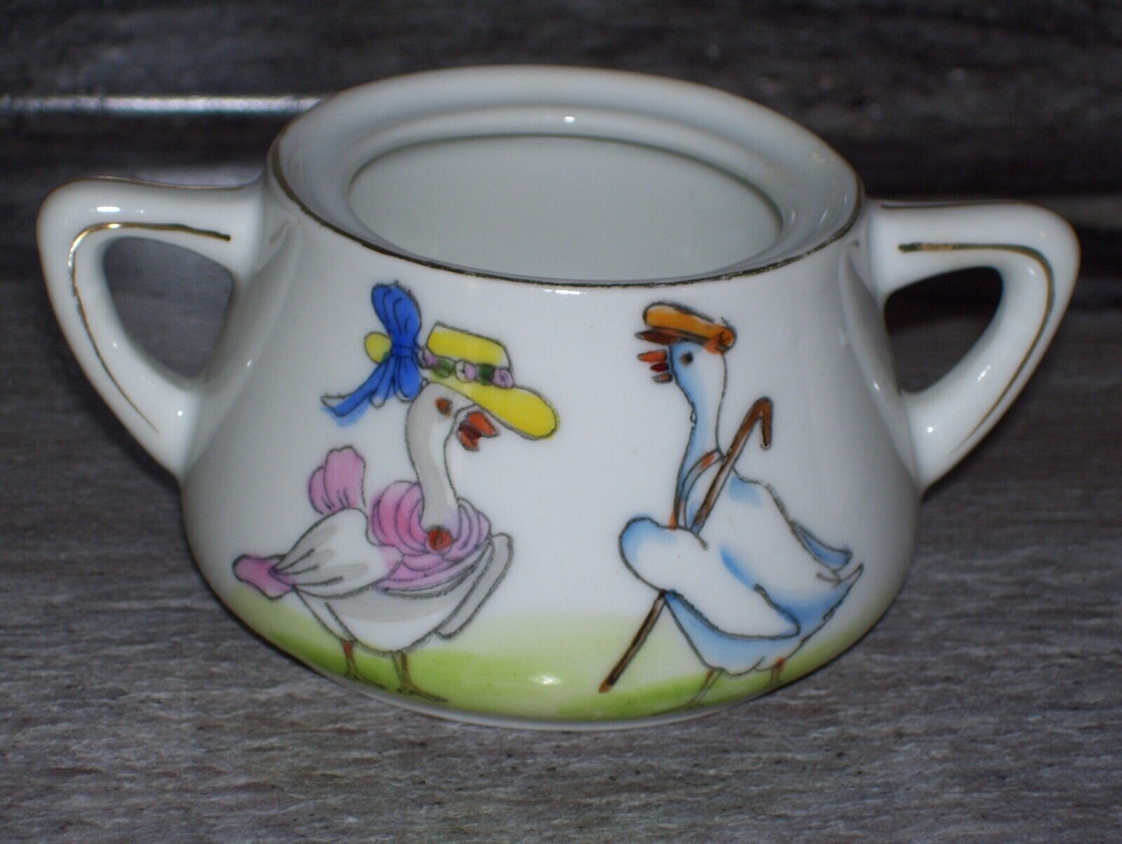 Antique Hand-Painted Nippon Child's Tea Set Pieces
