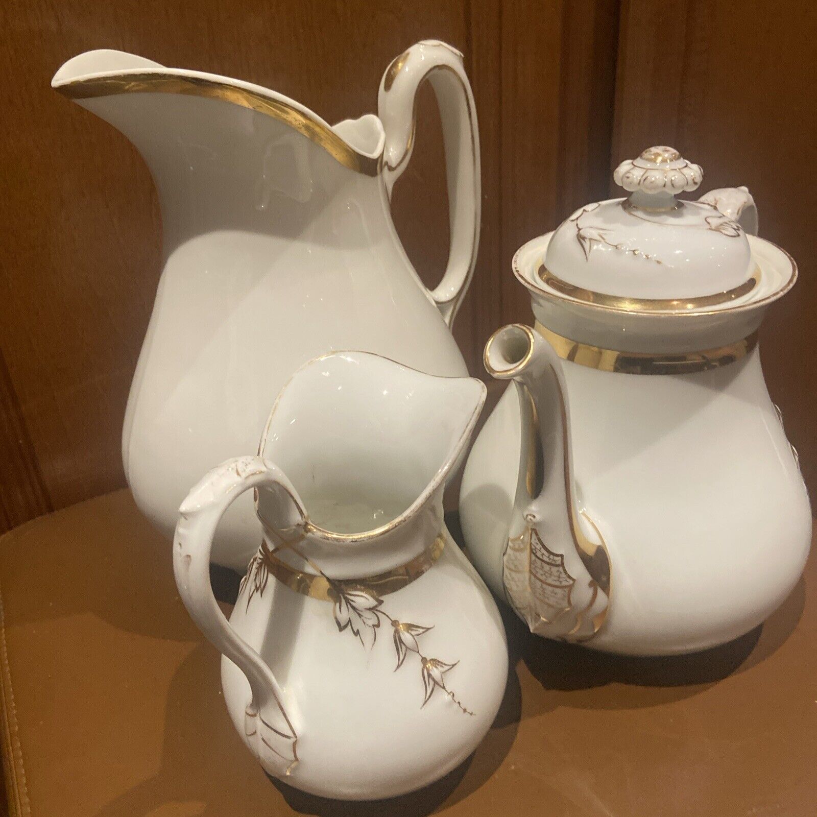 19th Century Ch Field Haviland Gold Tea Set