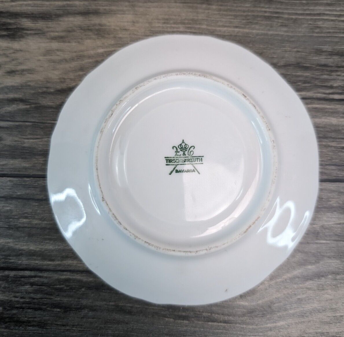 Antique Bavaria Neuschwanstein Teacup & Saucer Set
