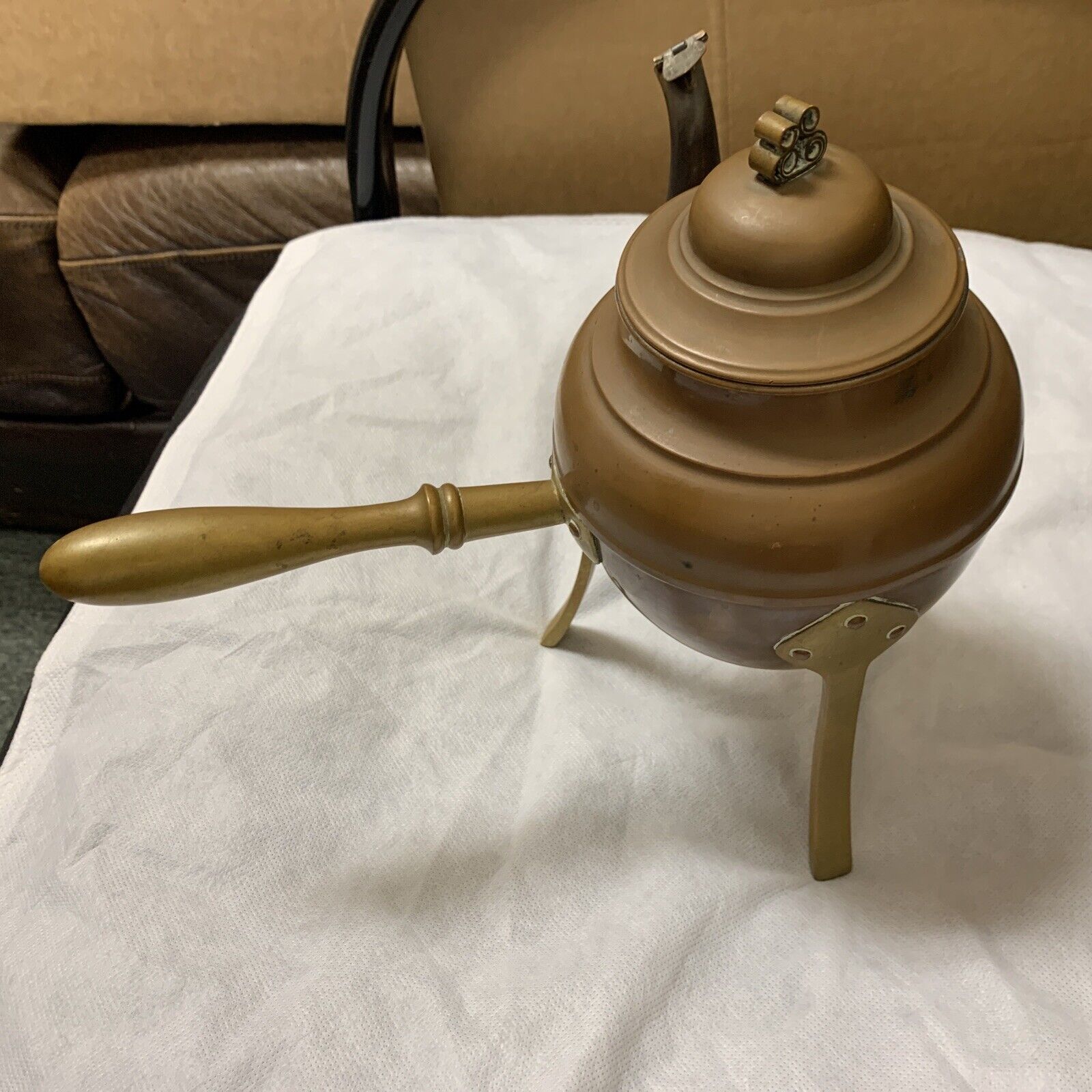 1800s Grillby Metallfabrik Copper/Brass Tea Set