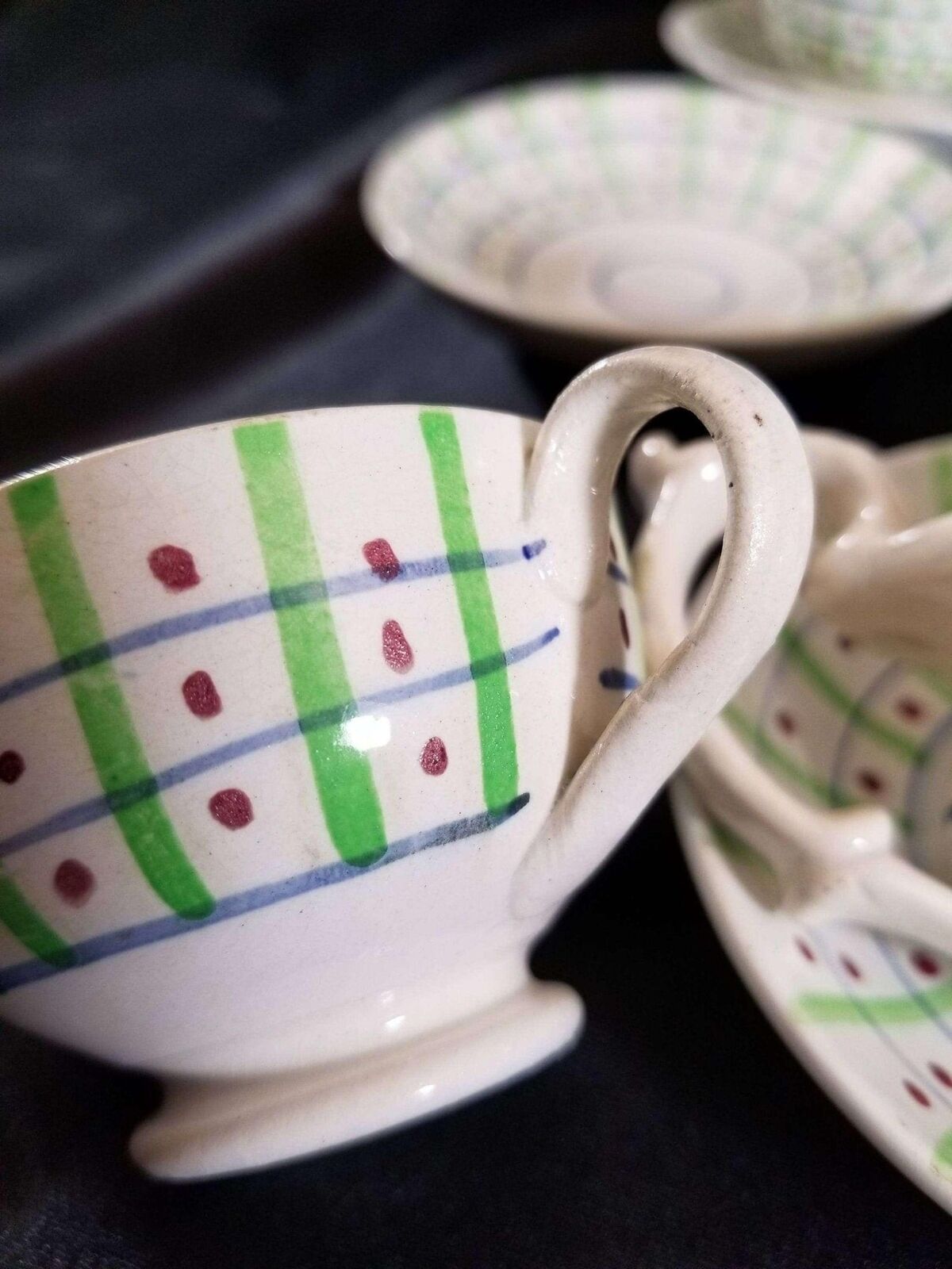 Mid-19th Century Staffordshire Child's Tea Set