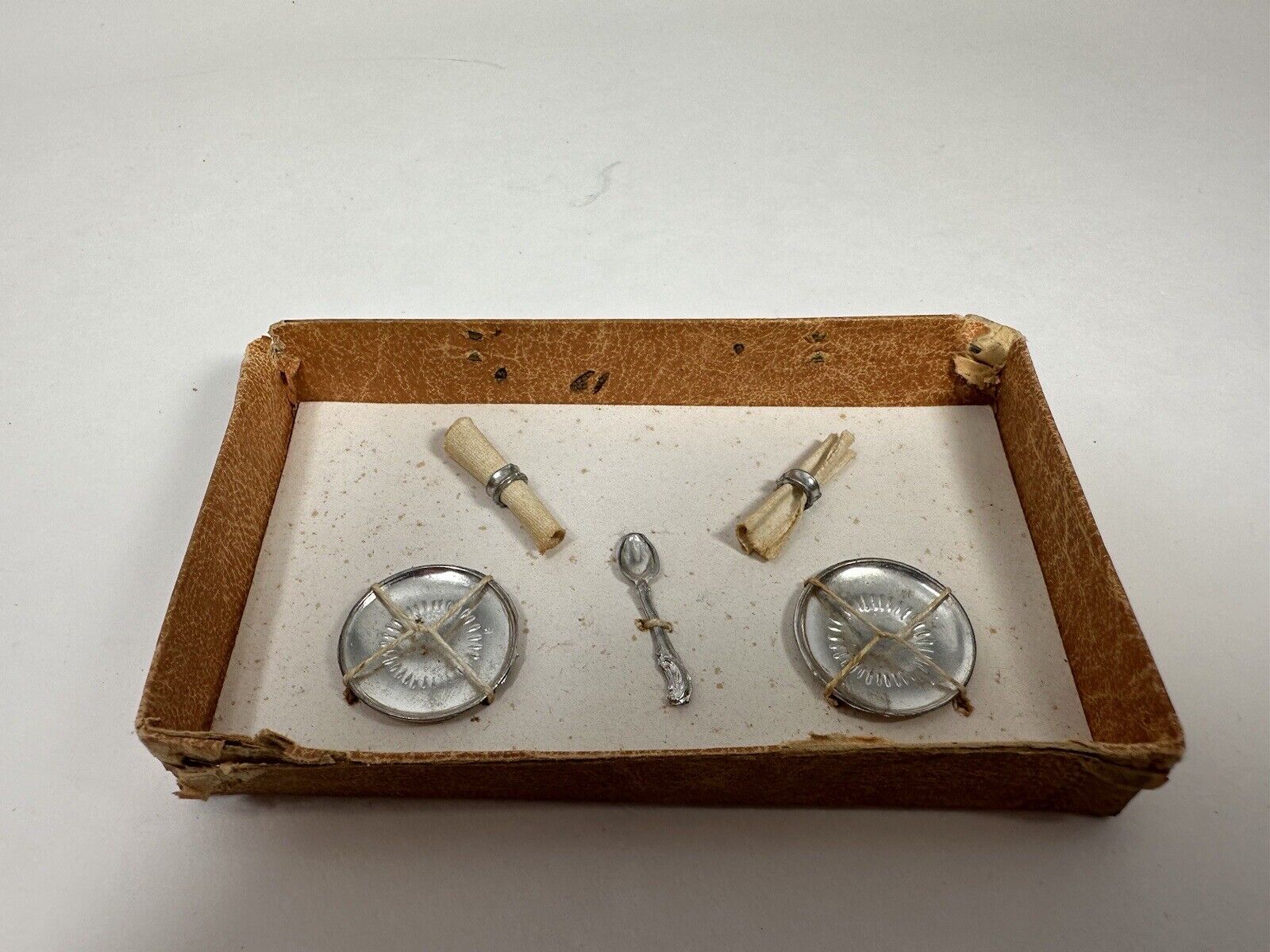 1800s Miniature Tea Set in Original Box