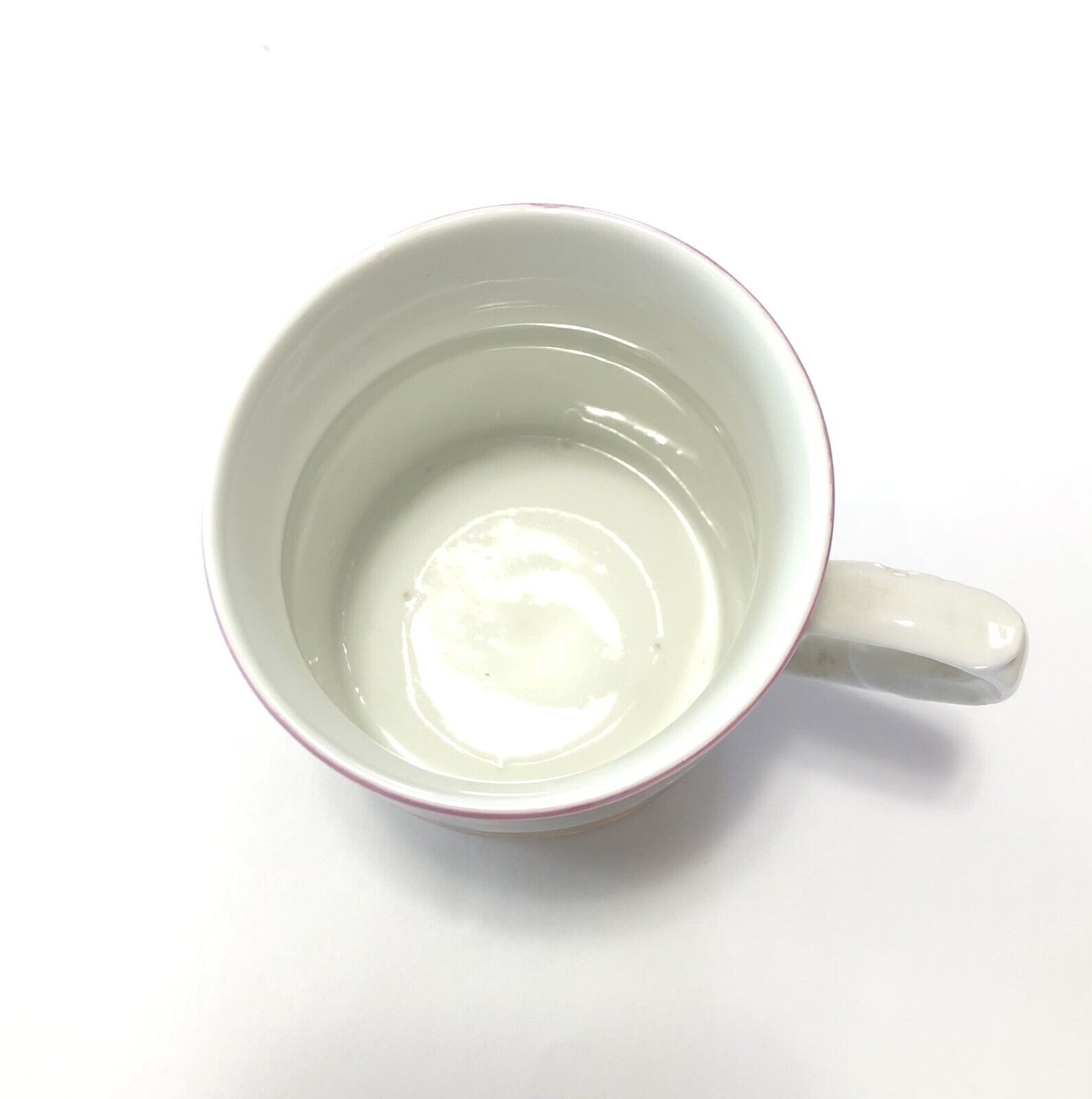 Czecho Slovakia Antique Child's Cup with Goat Cart