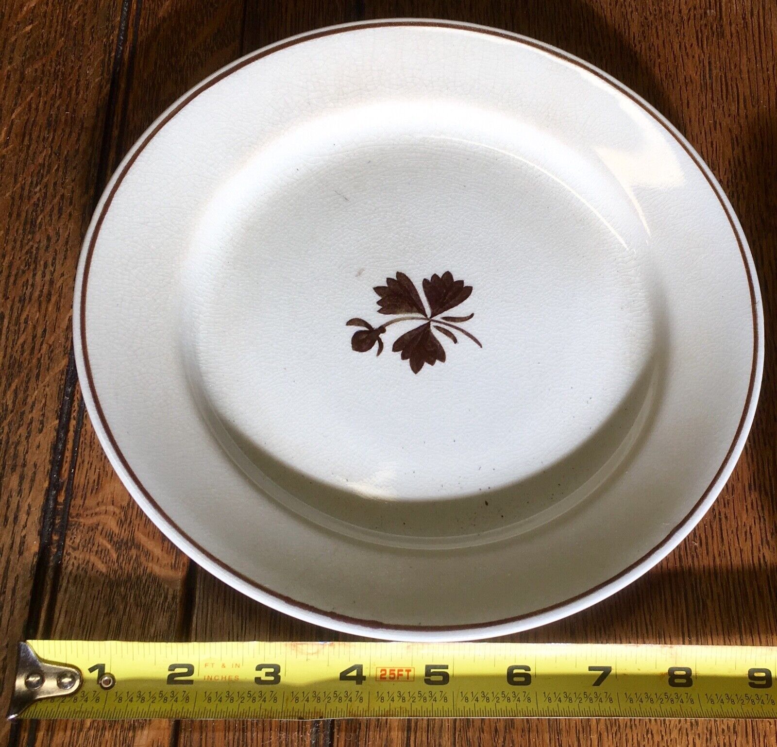 1800s Alfred Meakins Copper Lustre Tea Leaf Dishes