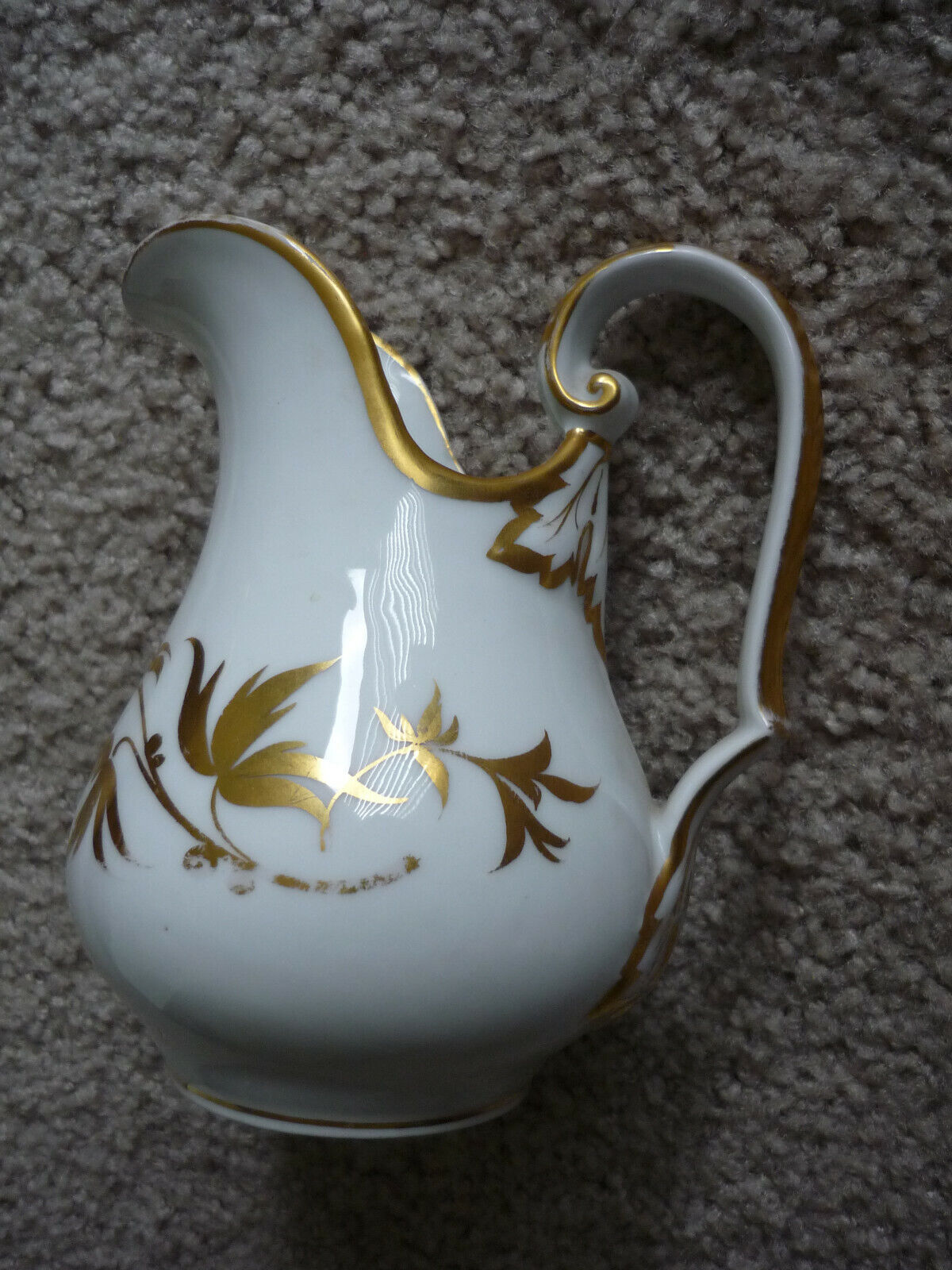 Elegant 1800s Gold & White Teapot Set