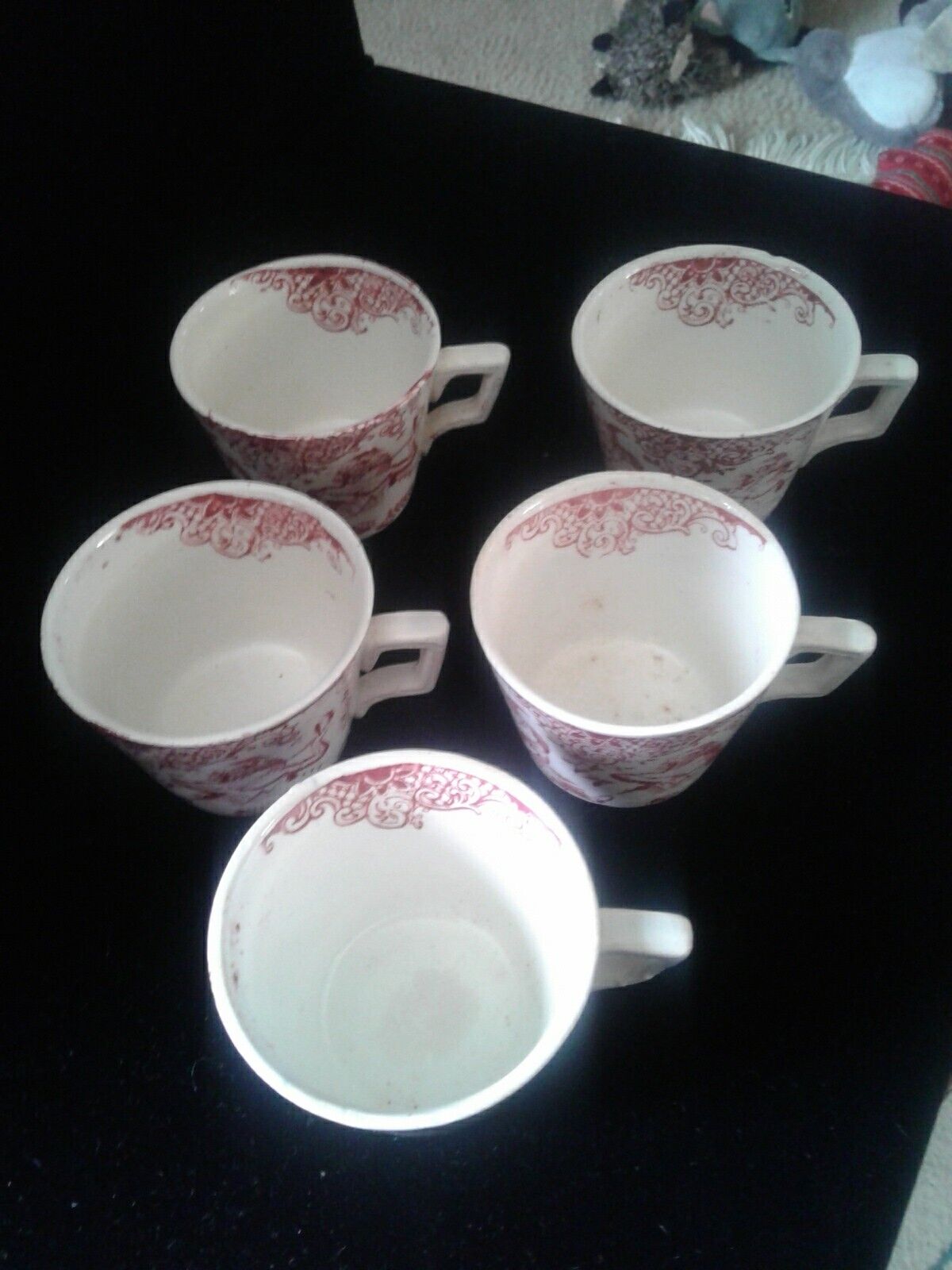 Antique Punch & Judy Children's Tea Set
