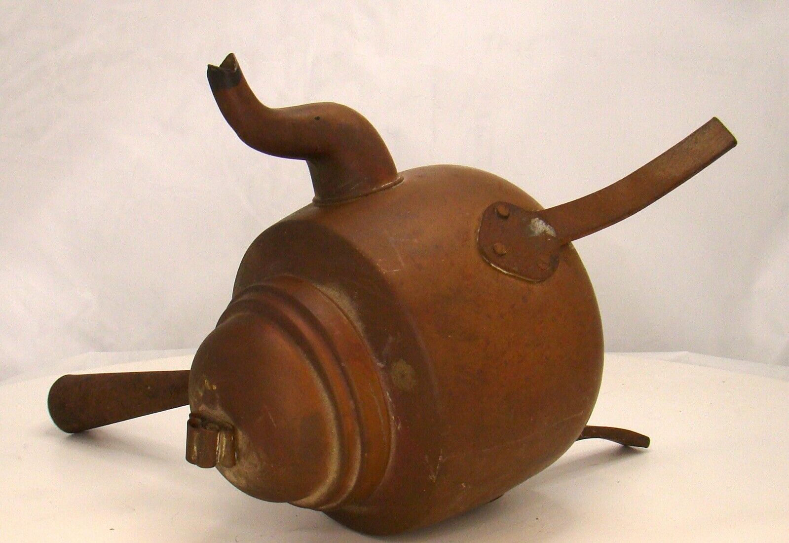 Victorian Brass Coffee Pot Tea Kettle 1800s