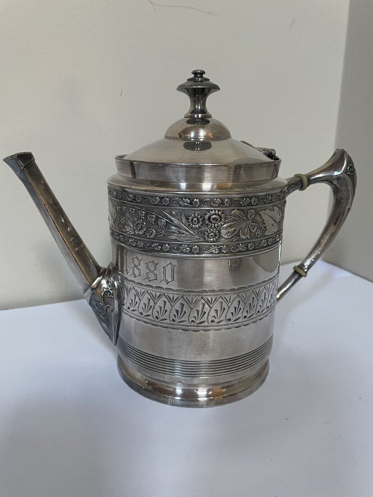 Antique AQ Middletown Silver Plate Coffee/Tea Set