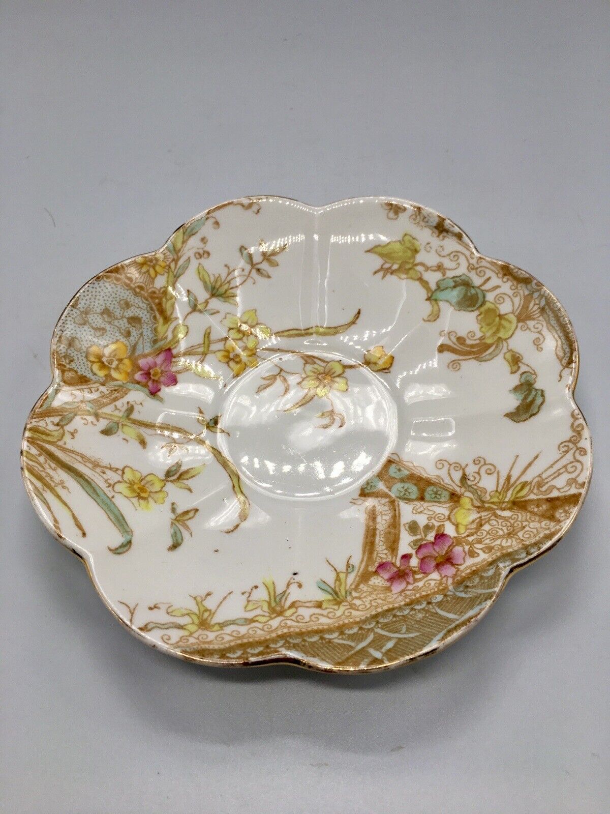 Antique Wileman Foley Kensington Lily Teacup Set