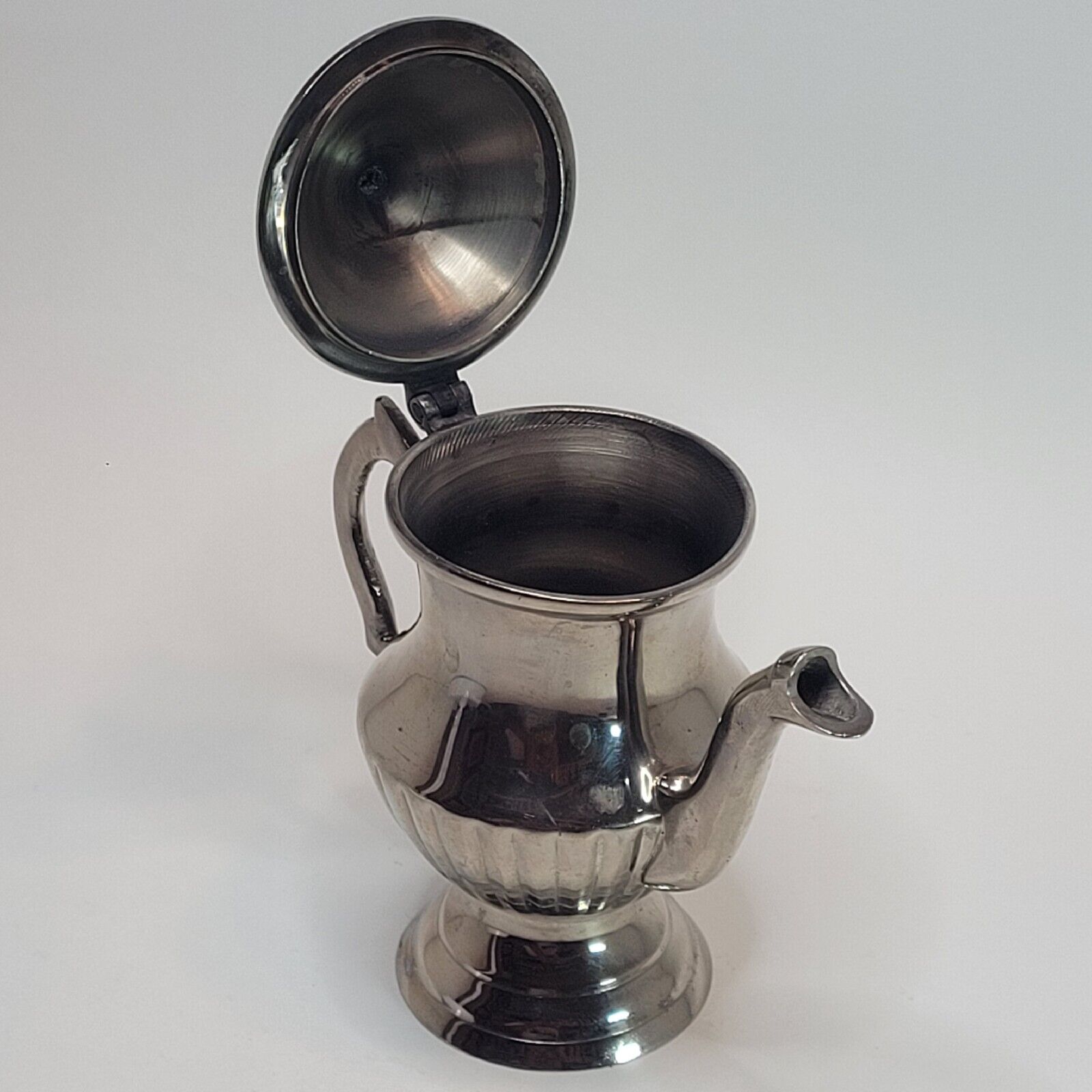 Ornate Mini Silver Teapot Christmas Ornament