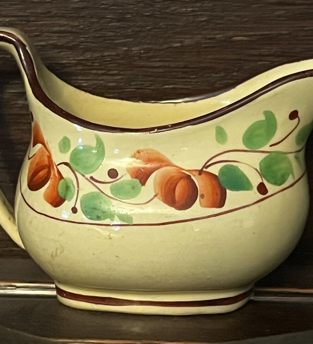 Miniature Child's Porcelain Tea Set, 1800s Cream Yellow