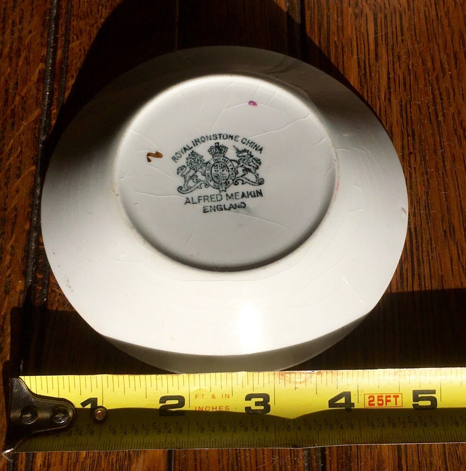 1800s Alfred Meakins Copper Lustre Tea Leaf Dishes
