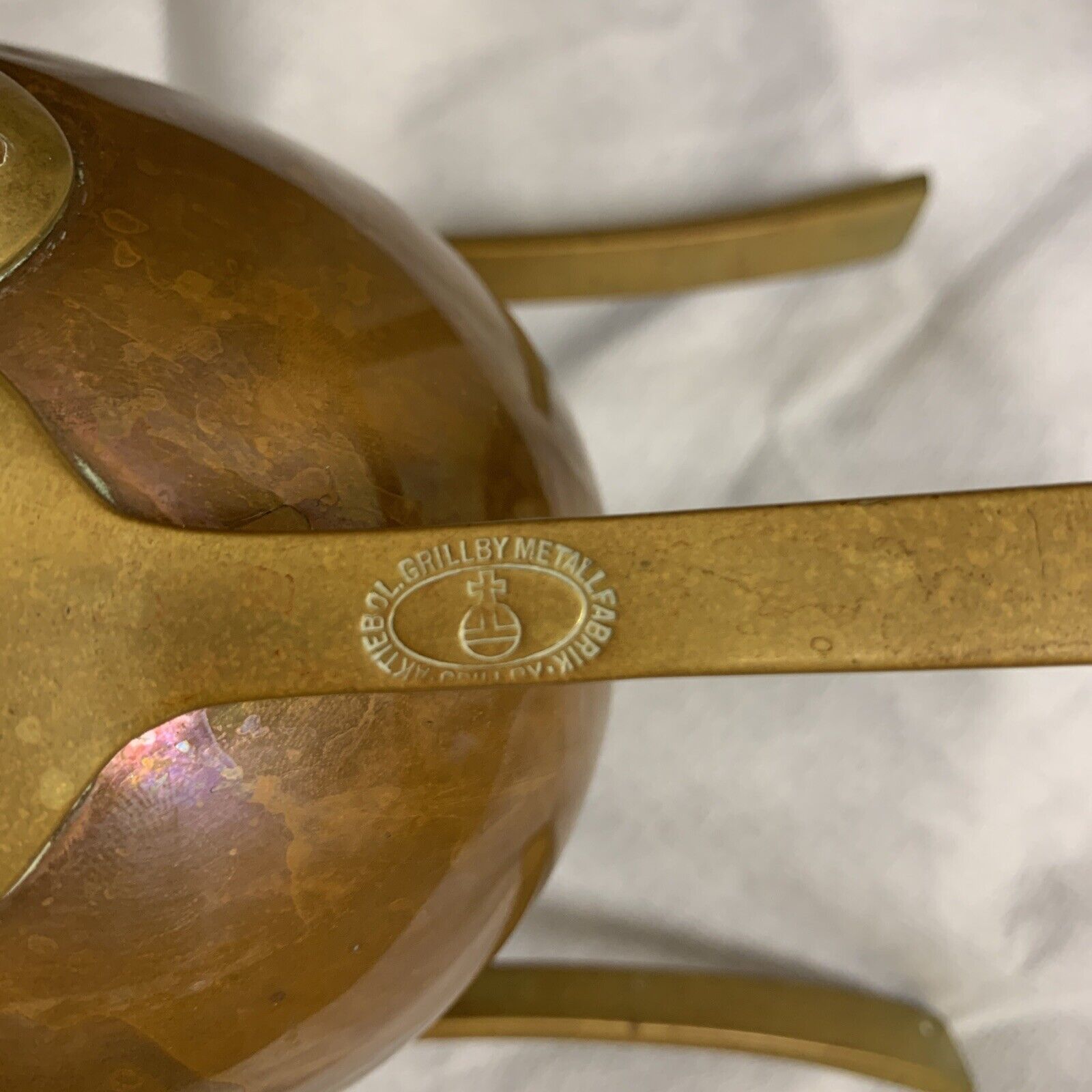 1800s Grillby Metallfabrik Copper/Brass Tea Set