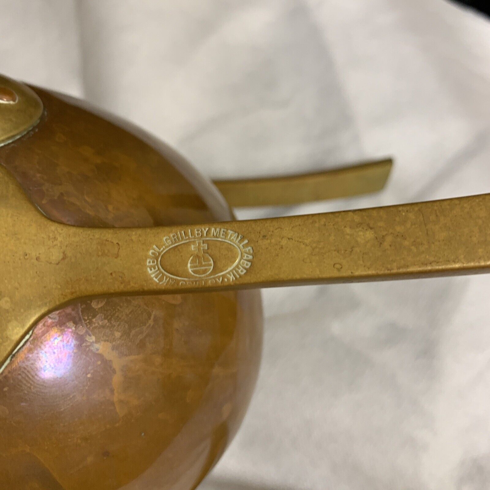 1800s Grillby Metallfabrik Copper/Brass Tea Set