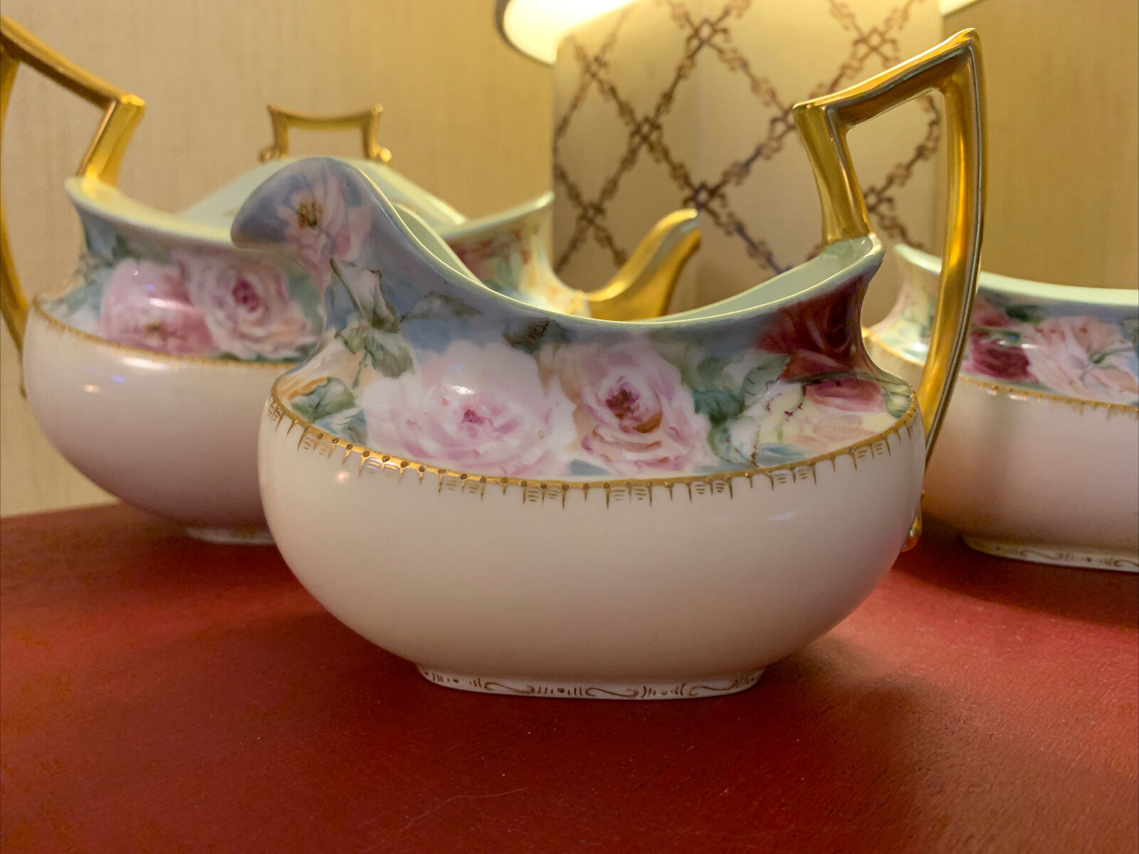 Vintage T&V France Limoges Hand Painted Tea Set