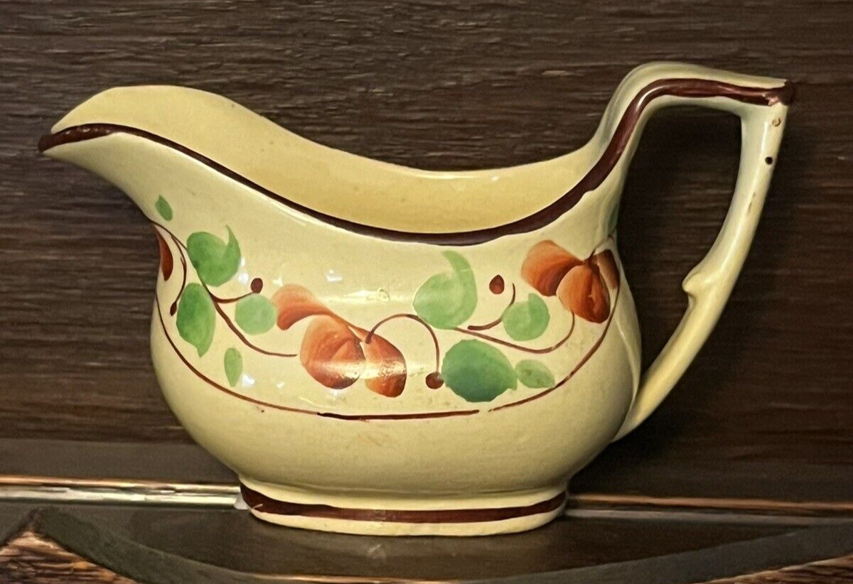 Miniature Child's Porcelain Tea Set, 1800s Cream Yellow