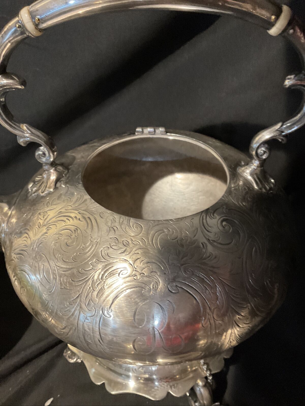 Antique Sheffield Silver Plate Tea Set with Warmer