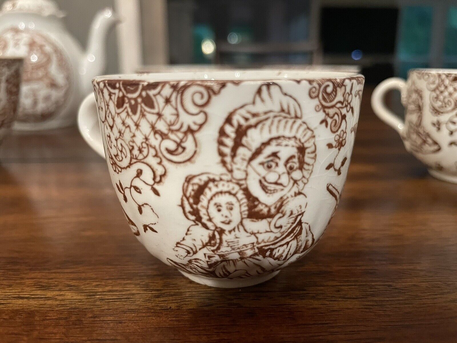 Vintage Punch & Judy Kids' Tea Set, 19 Pieces