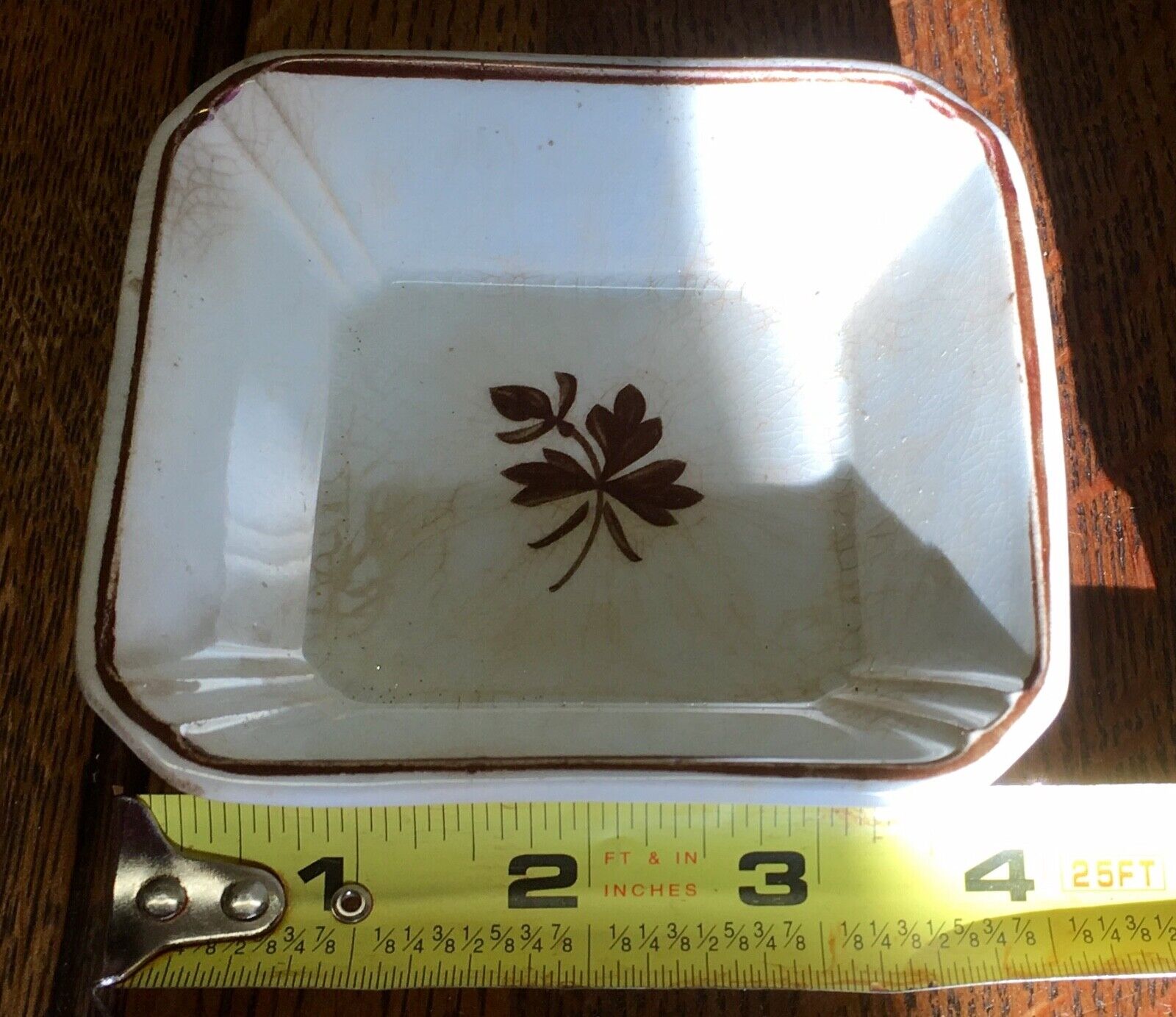 1800s Alfred Meakins Copper Lustre Tea Leaf Dishes