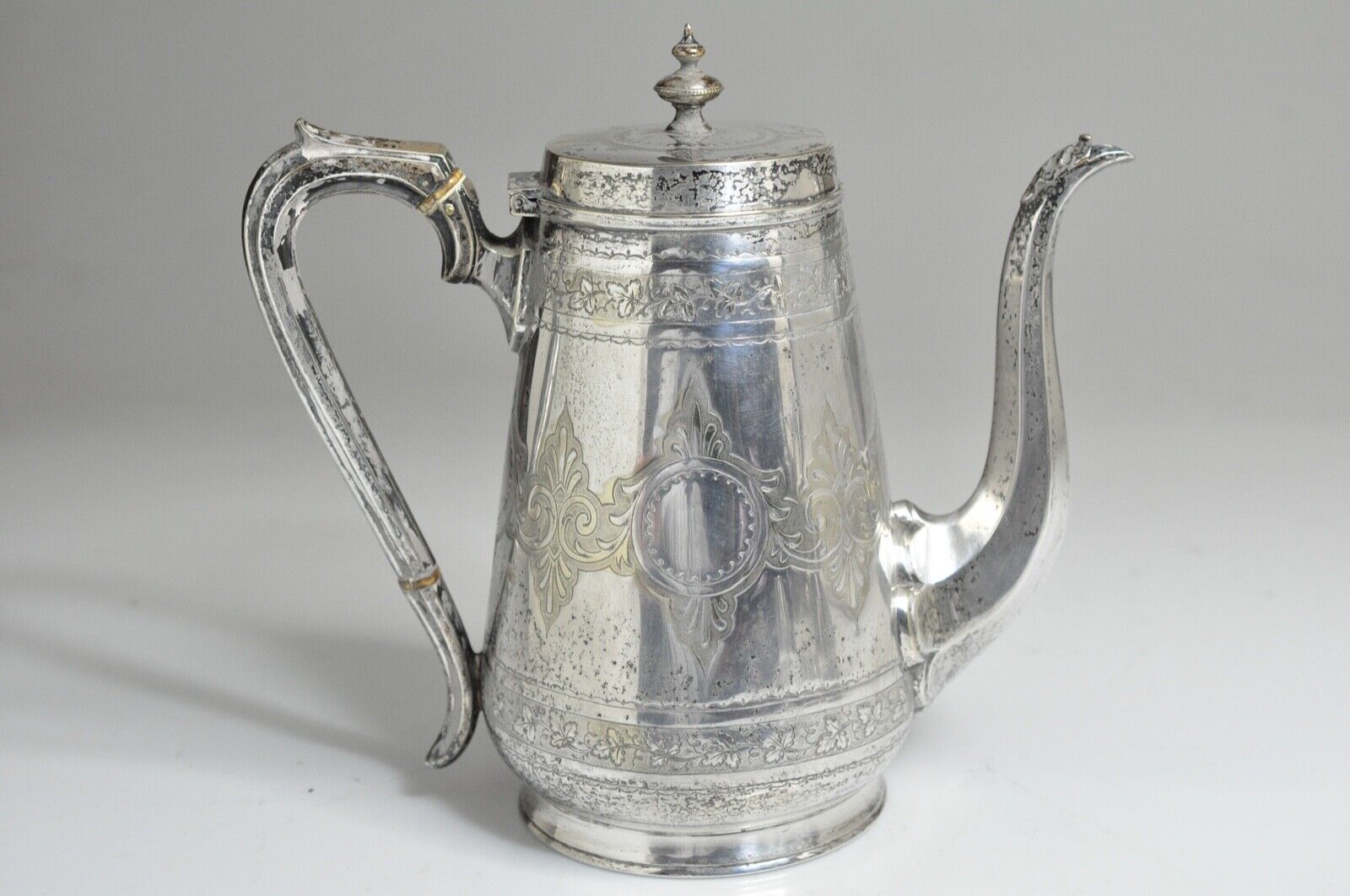 Elegant 1800s Taunton Johnson Silverplate Tea Set