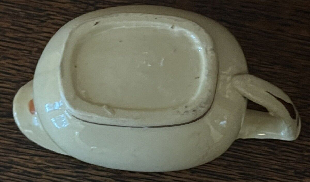 Miniature Child's Porcelain Tea Set, 1800s Cream Yellow