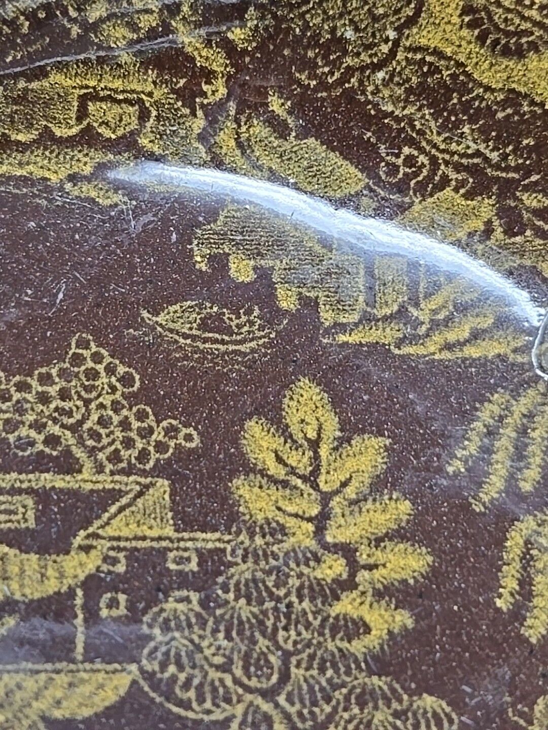 Antique 1800s Chinoiserie Mini Bowl Saucer