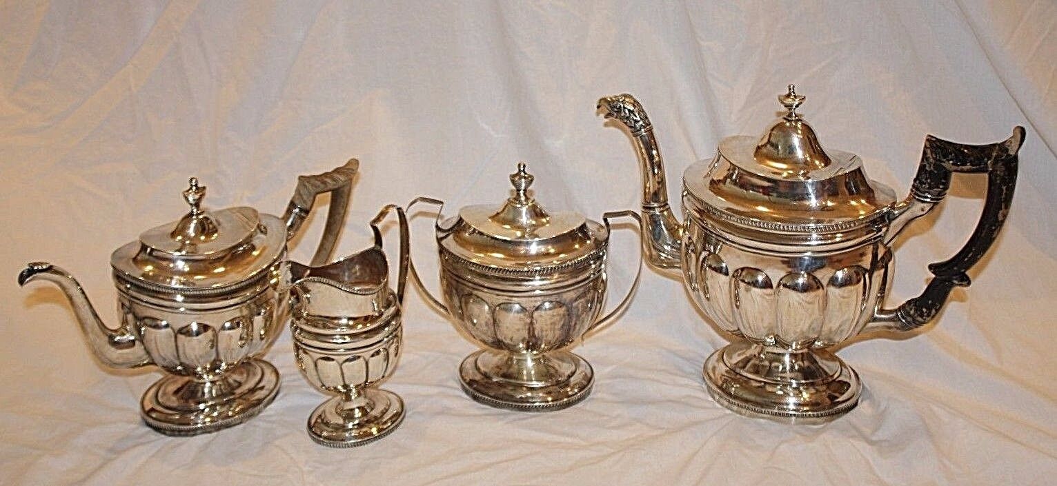 Early 1800s Philadelphia Silver Tea Service
