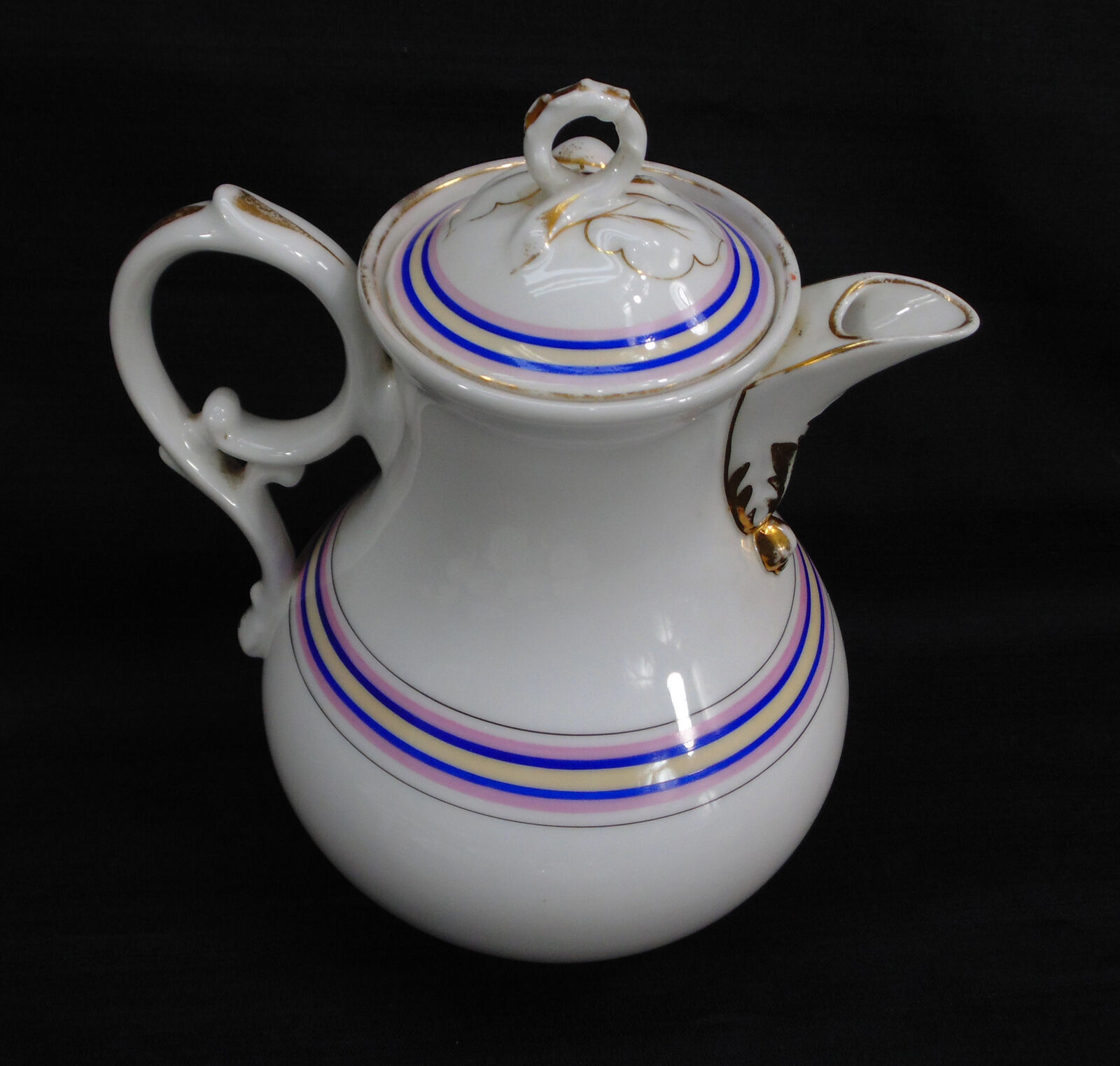 Art Deco Striped Tea Set - KPM Carl Tielsch