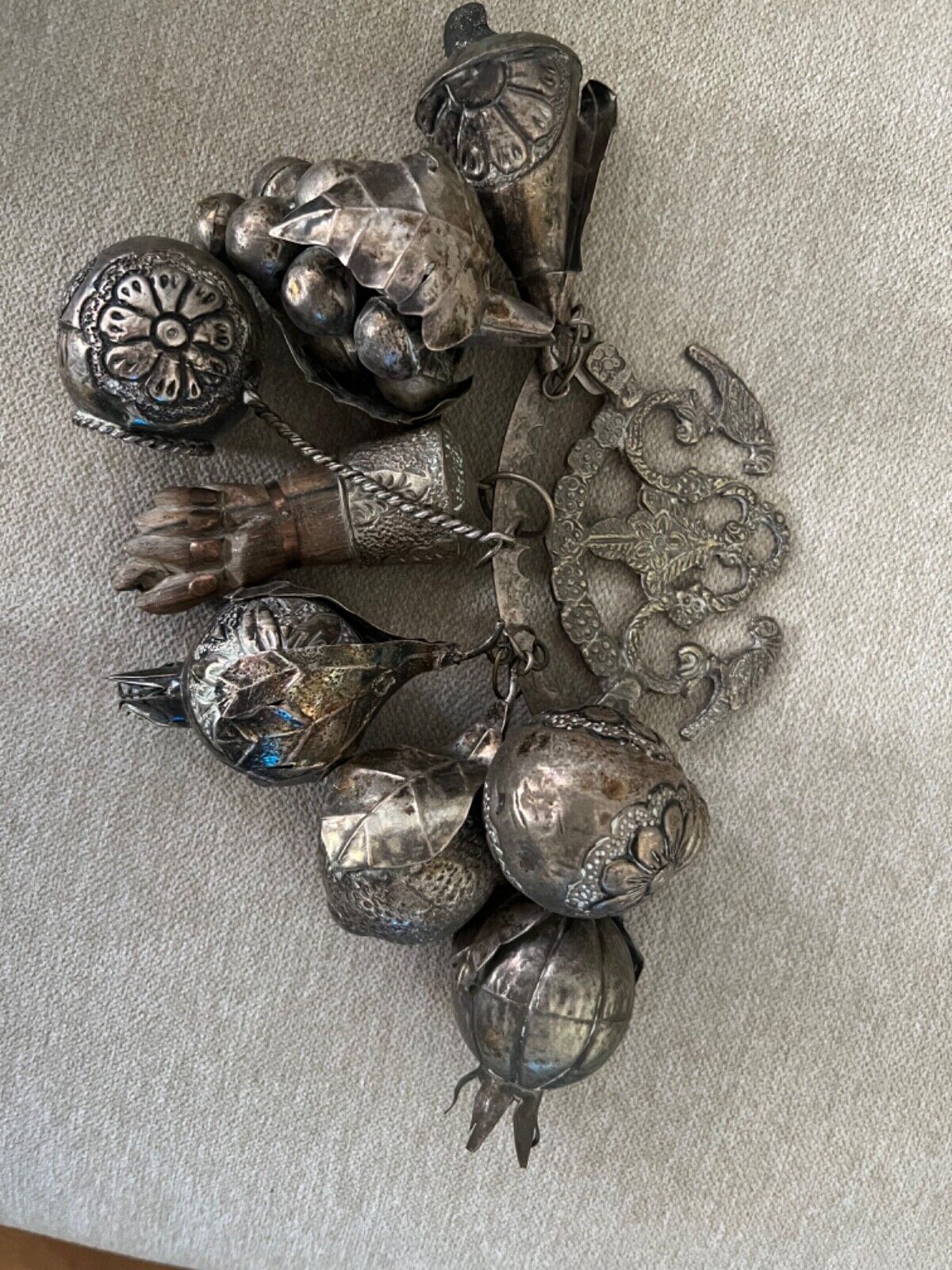 1800s Brazilian Penca de Balangandan Amulet Charm