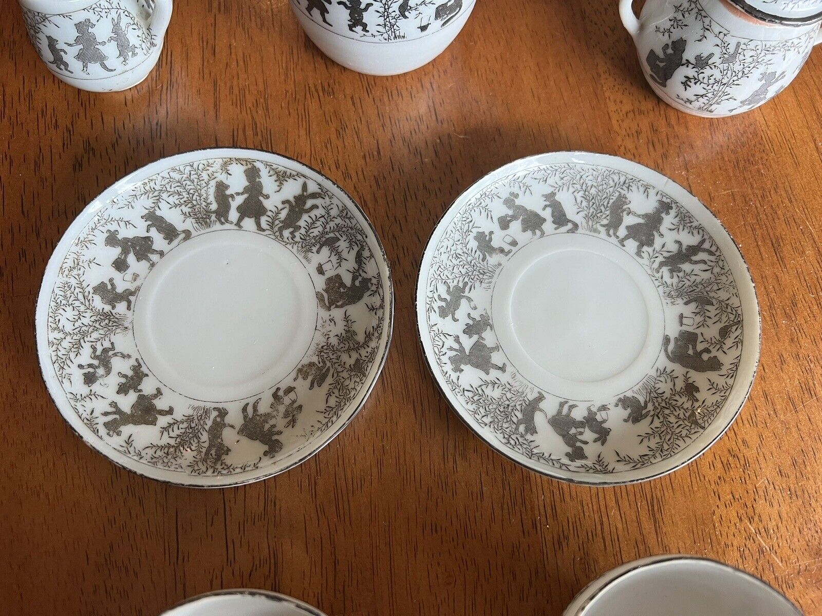 Vintage Nippon Child's Tea Set with Animal Motif