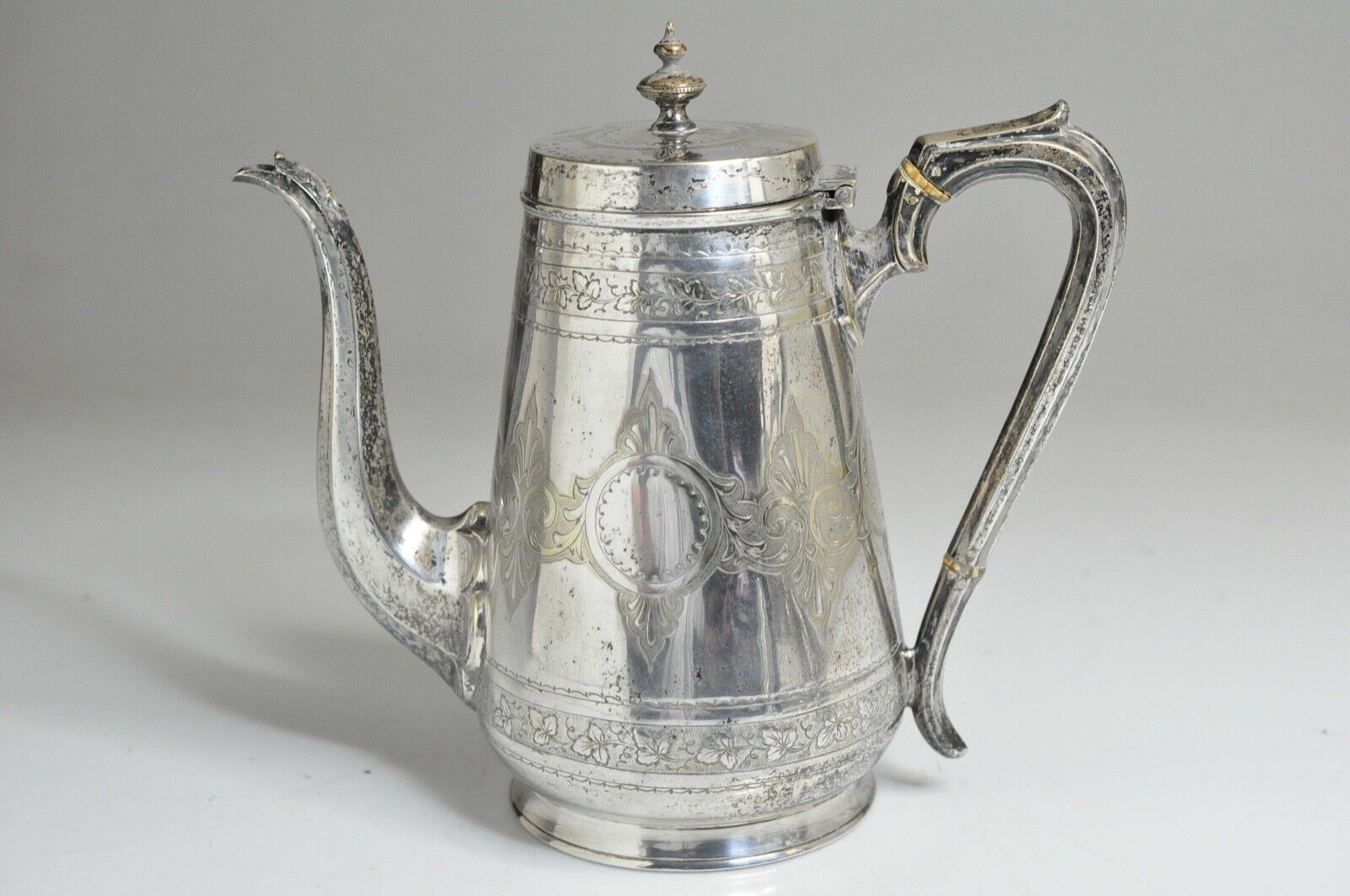 Elegant 1800s Taunton Johnson Silverplate Tea Set