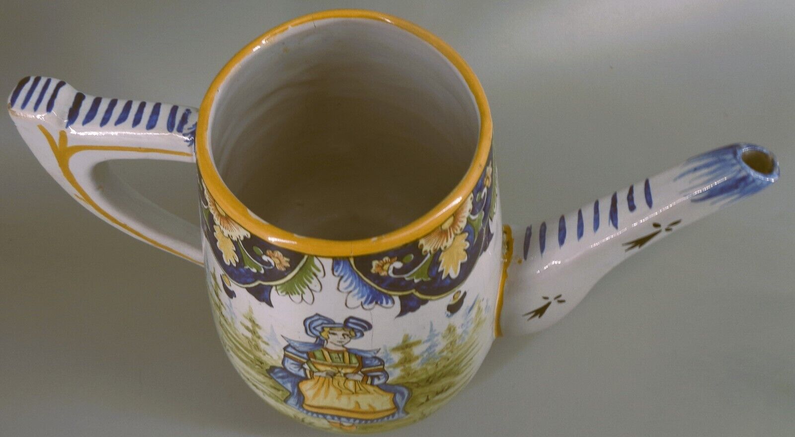 Antique Quimper Henriot Tea Set, Breton Style